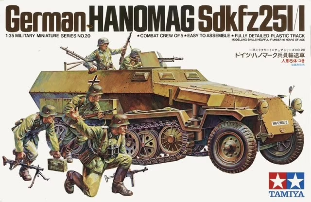 Tamiya : German Hanomag Sd.Kfz. 251/1 Ausf. C - Rivetted Version