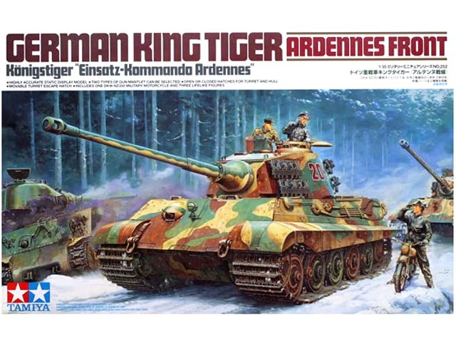 Tamiya : German King Tiger Ardennes Front │ Konigstiger Einsatz-Kommando Ardennes