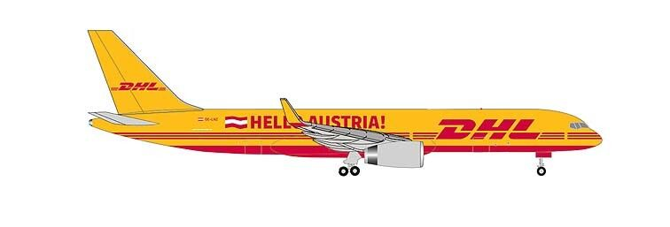 Herpa : Boeing 757-200 DHL Air Austria Servus/Hello Austria