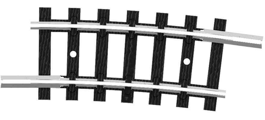 Minitrix : N Rail courbe r2b 7.5°