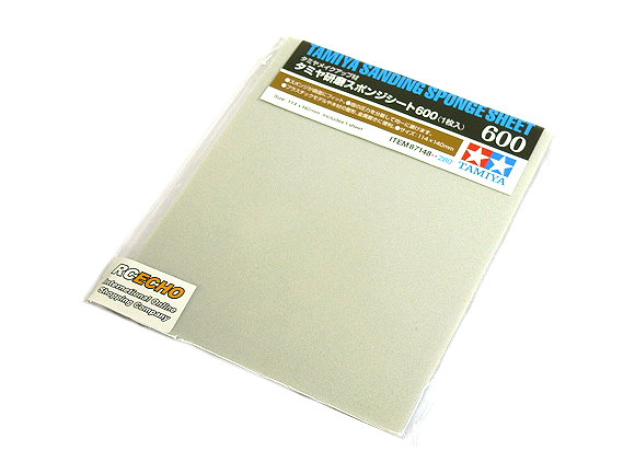 Tamiya : Eponge Abrasive 600 (114x140mm) (1pc)