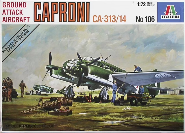 Ground Attack Aircraft Caproni CA-313/14