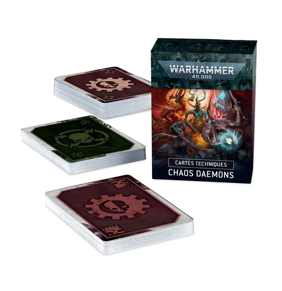 Chaos Deamons : Cartes Techniques [OUTDATED] │ Warhammer 40.000