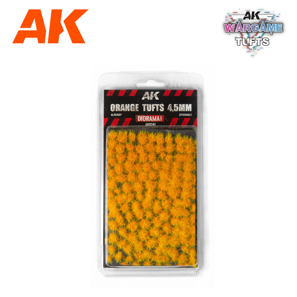 Ak : Touffe d'herbes │Orange │ 4.5mm