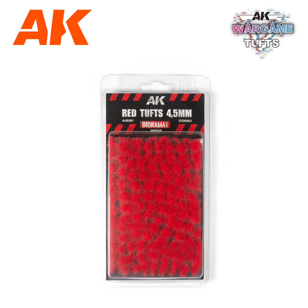 Ak : Touffe d'herbes │ Rouge│ 4.5mm