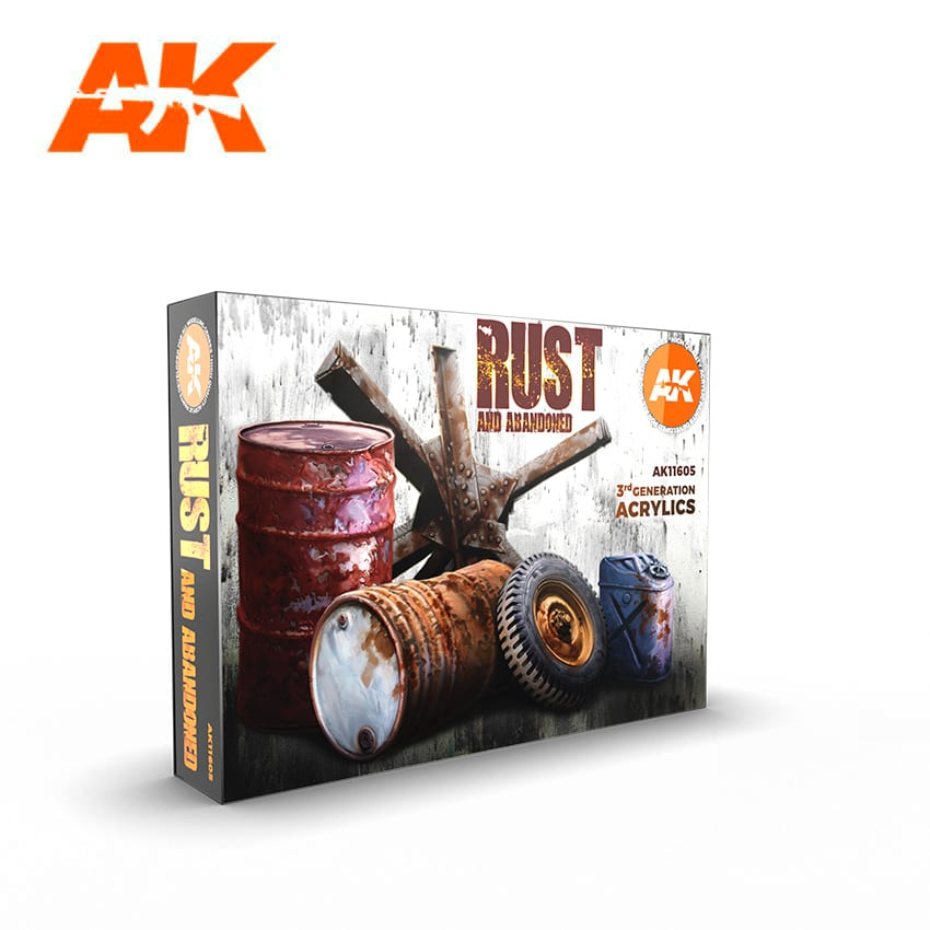 Ak : Rust Effect (6pcs) │ 3rd Generation Acrylics