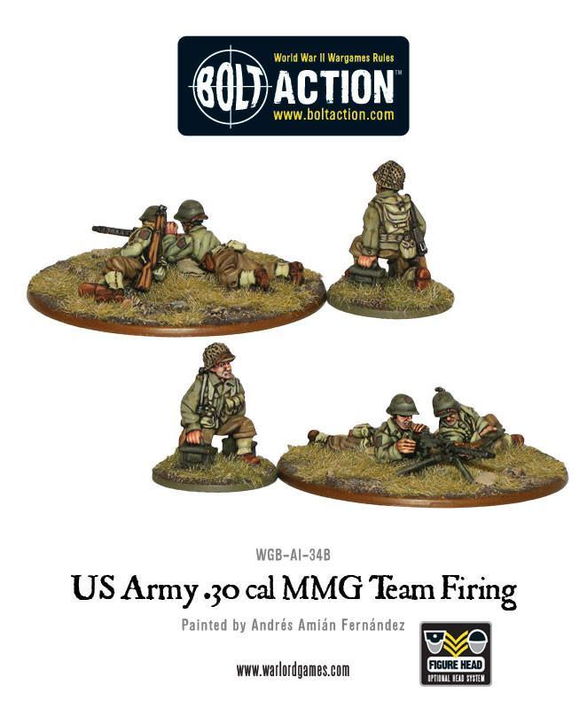 US Army 30 Cal MMG team firing │ Boltaction