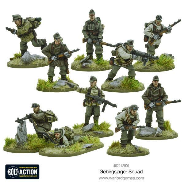 Bolt Action : Gebirgsjager Squad │ Early-Mid-Late