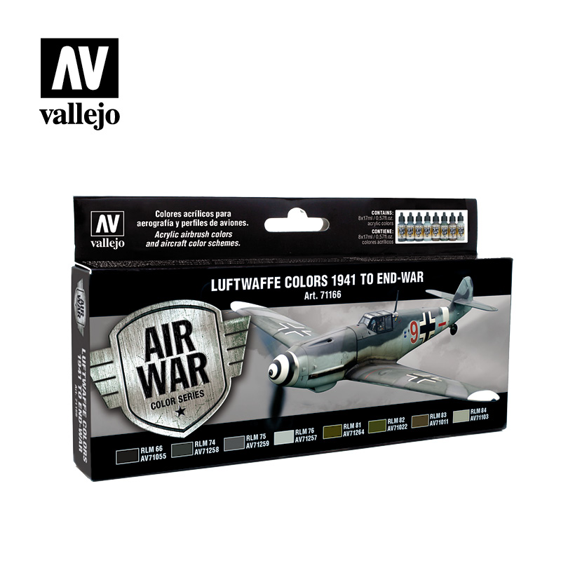 Vallejo : Air War Color Serie │ Luftwaffe Colors 1941 to End-War