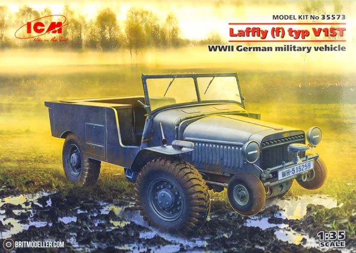 WWII German military vehicle Laffly (f) Typ V15T