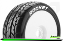 Louise RC : Pneu sur jante B-Rocket │ Soft/ White Rime - HEX17mm