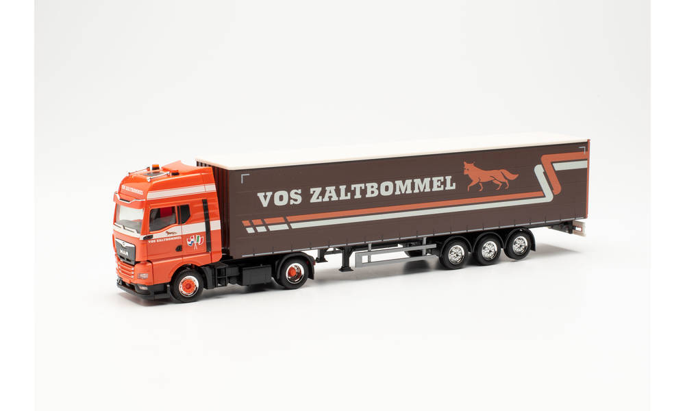 MAN TGX GX Gardinenplanen-Sattelzug „Vos Zaltbommel“