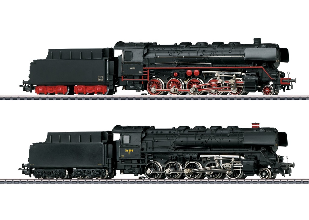 Marklin : Deux Locomotives vapeur BR44