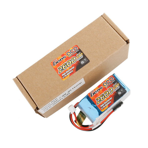 Gens ACE RX Pack Lipo 7.4V-2600Mah (Futaba-Plug)