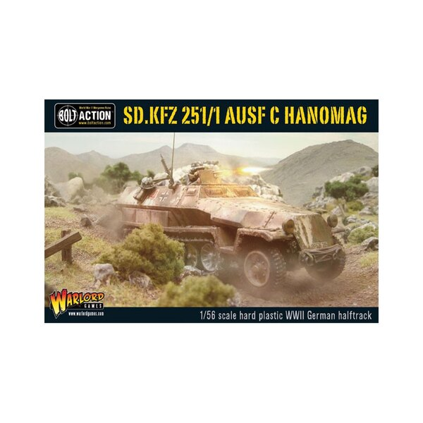 Bolt Action : Sd.Kfz 251/1 Ausf C Hanomag │ Early - Mid - Late