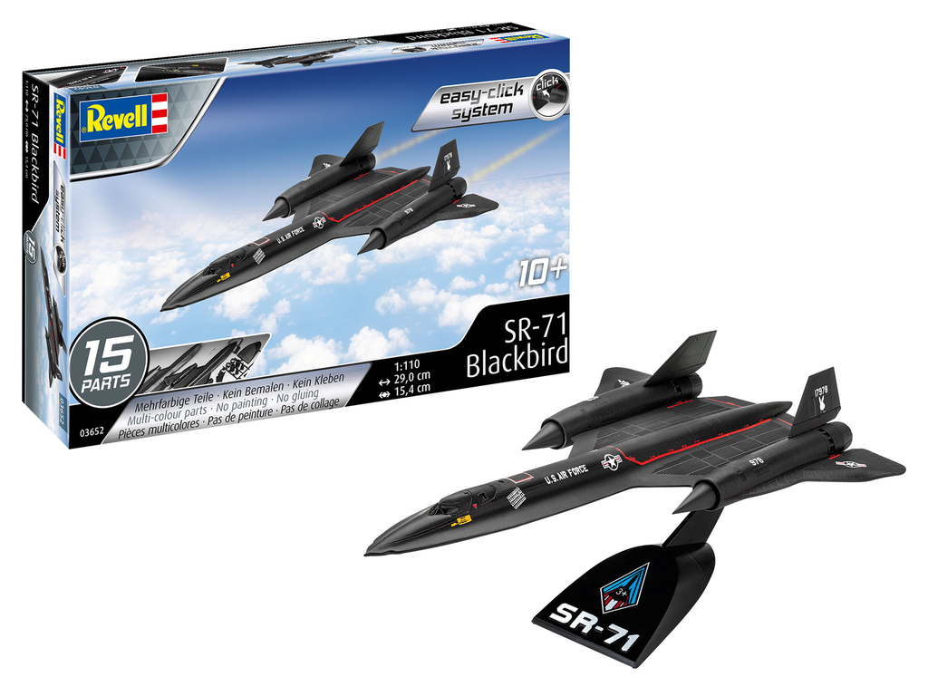 Revell :SR-71 Blackbird "Easy-click System"