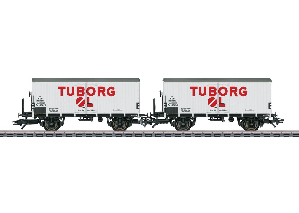 Marklin : 2 Wagons transport de Bière Tuborg