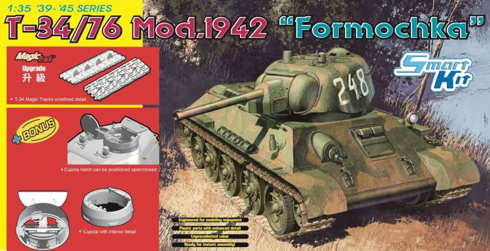 Dragon : T-34/76 mod 1942 Formochka