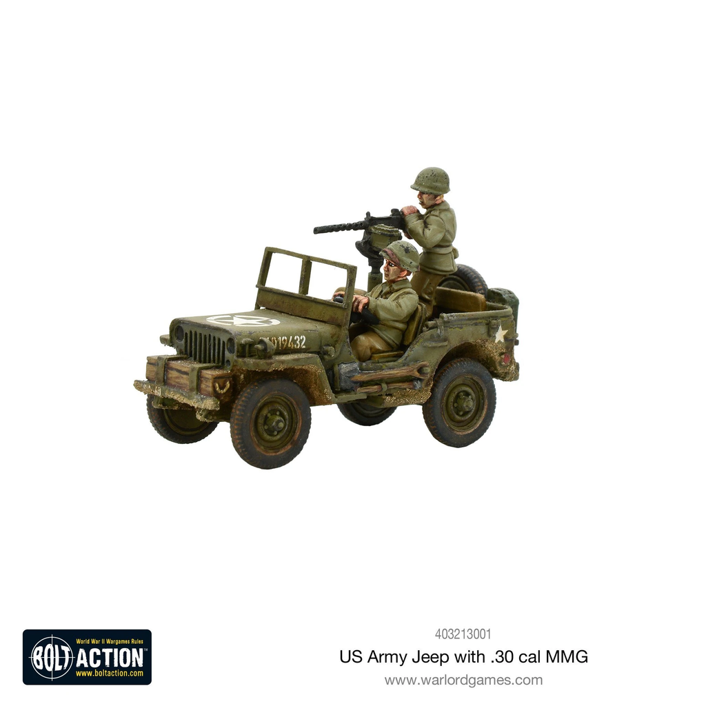 Bolt Action : U.S. Army Jeep With 30 Cal MMG