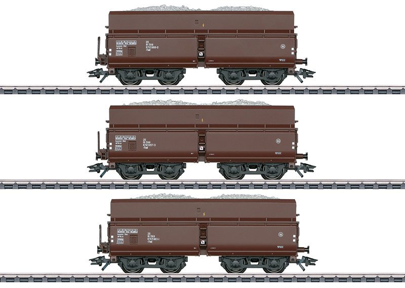 Marklin : wagons à déchargement automatique