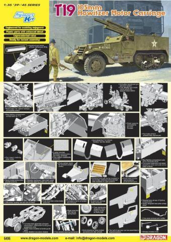 Dragon : T19 105mm howitzer motor carriage