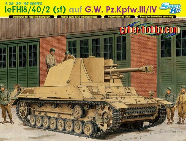 Dragon : leFH18/40/2 (sf) auf G.W.Pz.Kpfw. III/IV