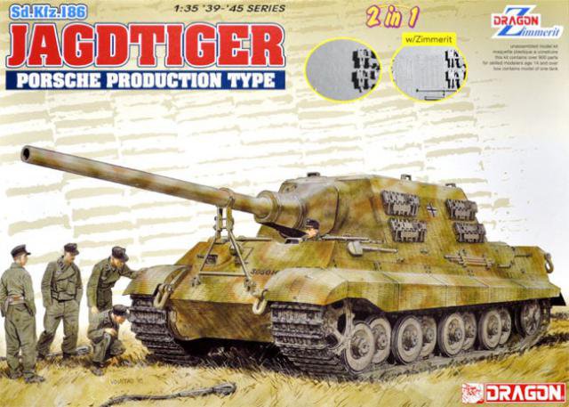 Dragon : Sd.Kfz.186 Jagdtiger │ Porsche Production Type (2in1)