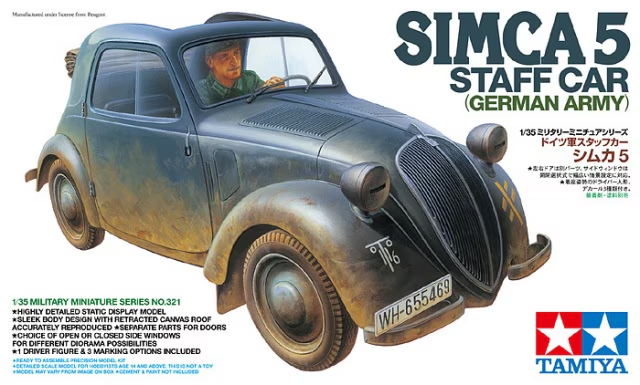 Tamiya : Simca 5 Staff Car