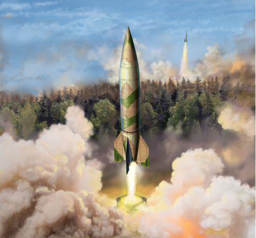 Revell : German a4/v2 rocket 