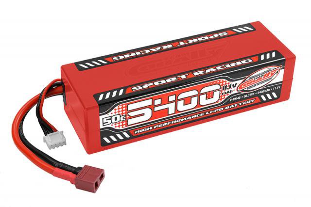 Team Corraly Pack Lipo 11.1V (3S) - 5400Mah 25C (Dean-Plug)