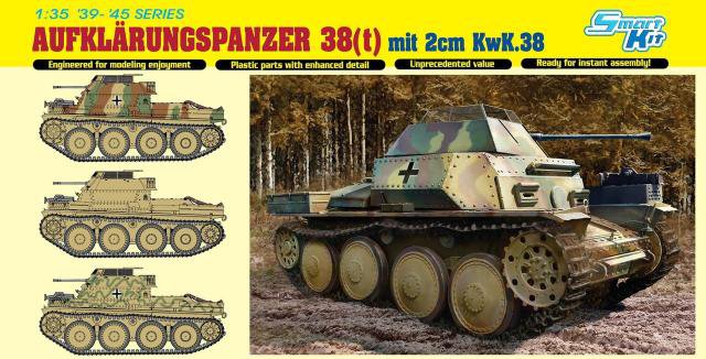 Dragon : Aufklärungspanzer 38(t) mit 2cm Kw.K.38 