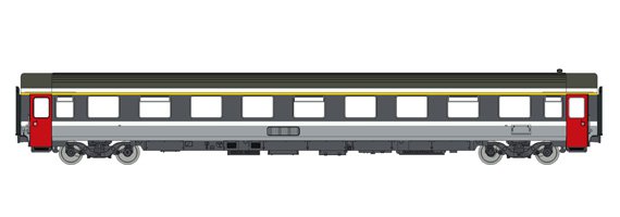 Lsmodels : Voiture passager "Eurofima" A9 - SBB │ Continu