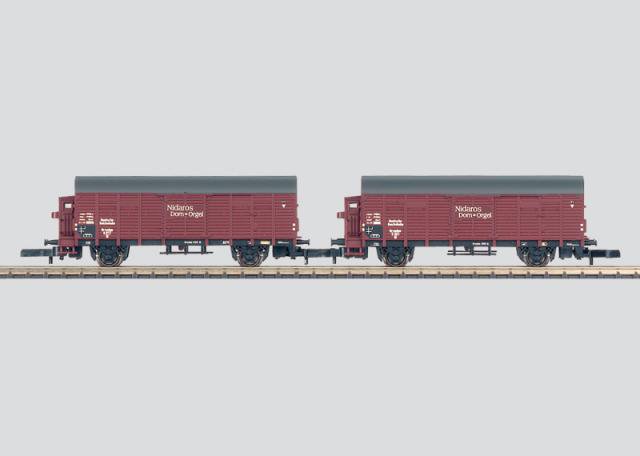 MARKLIN COFFRZET WAGONS DOUBLE 