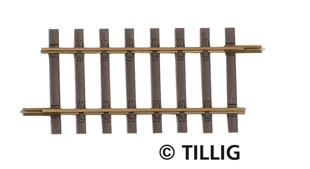 Tillig : rail droit 57mm HO