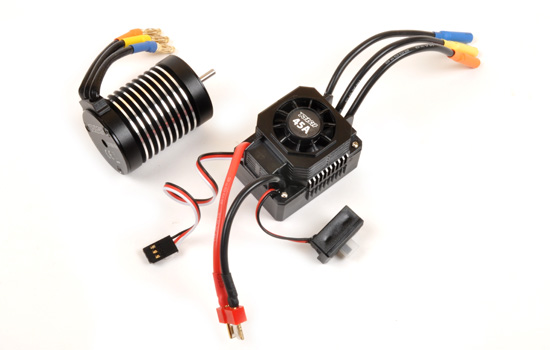 T2M : Combo Variateur Rush 45A + Moteur 3100KV Brushless