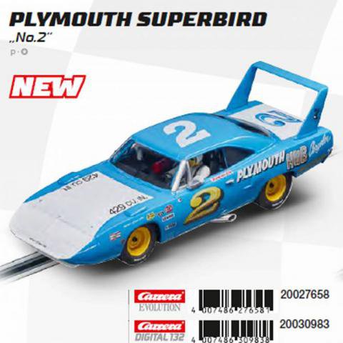 Carrera ; PLYMOUTH SUPERBIRD