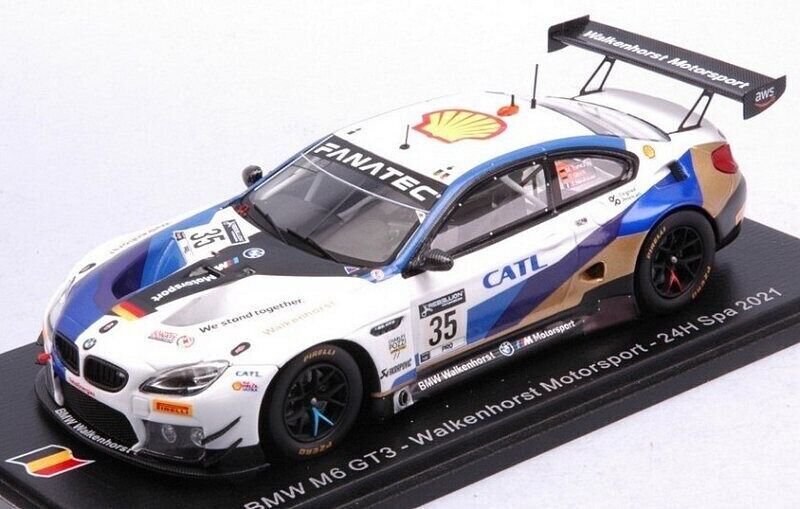 BMW M6 GT3 NO.35 WALKENHORST MOTORSPORT 24H SPA 2021 GLOCK-TOMCZYK-NEUBAUER LTD300