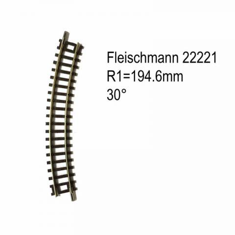 Fleischmann: RAIL COURBE R1    