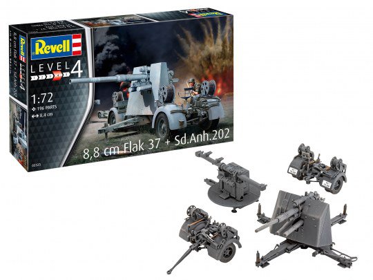 Revell : 8,8cm FLAK & Sd.Anh. 202