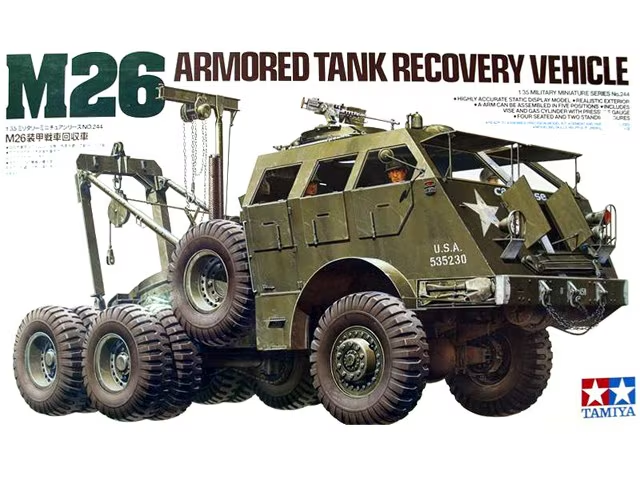 Tamiya : M26 │ Armored Tank Recovery Vehicle