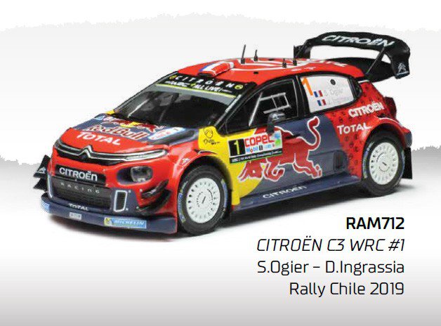 CITROEN C3 WRC RALLYE CHILI