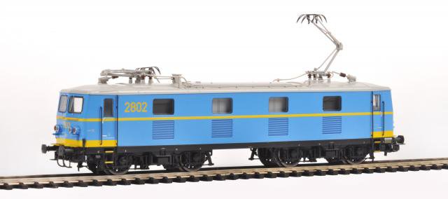 Locomotive électrique 2802 bleue