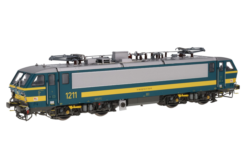 Lsmodels : Locomotive électrique 1211 Bleu et Jaune DC SNCB-NMBS