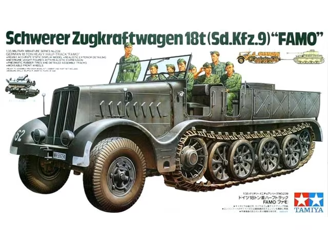 Tamiya : Schwerer Zugkraftwagen 18t (Sd.Kfz.9) Famo