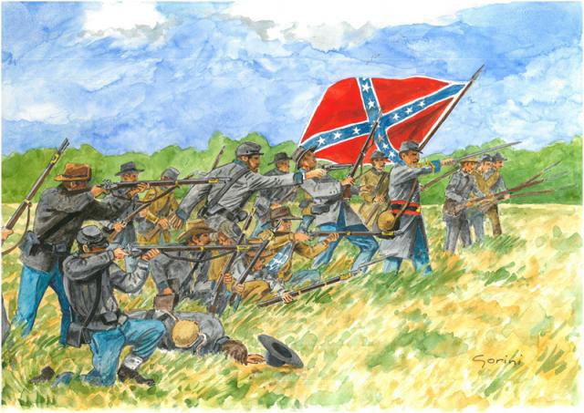 Italeri : Confederate Infantry 2 │ American Civil War 