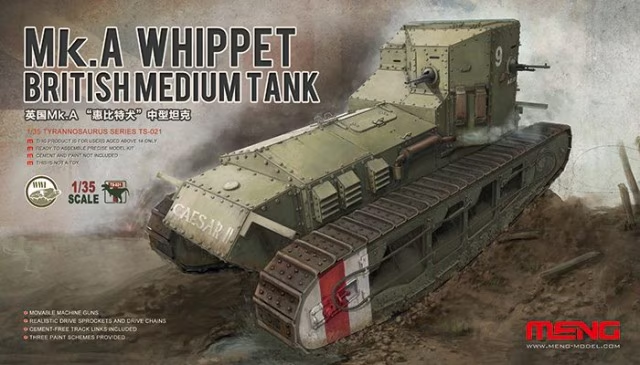 Meng : British Medium Tank Mk.A Whippet