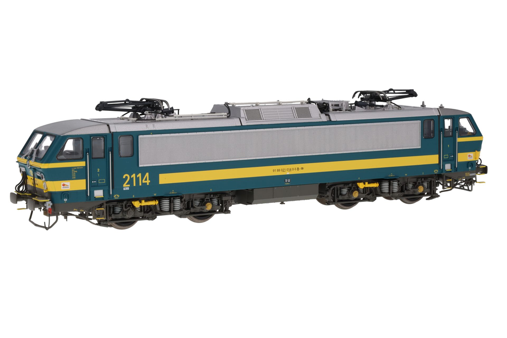 Lsmodels : Locomotive électrique 2114 Bleu et Jaune DC SNCB-NMBS 