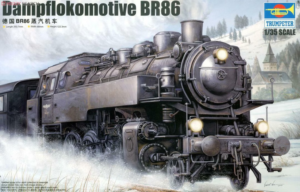 Trumpeter : Dampflokomotive BR86