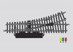 Aiguillage Gauche électrique 168.9mm R 424.6mm 22.5°