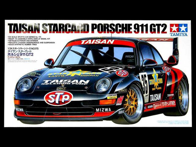 Tamiya : Porsche 911 GT2 │No35 TAISAN STARCARD